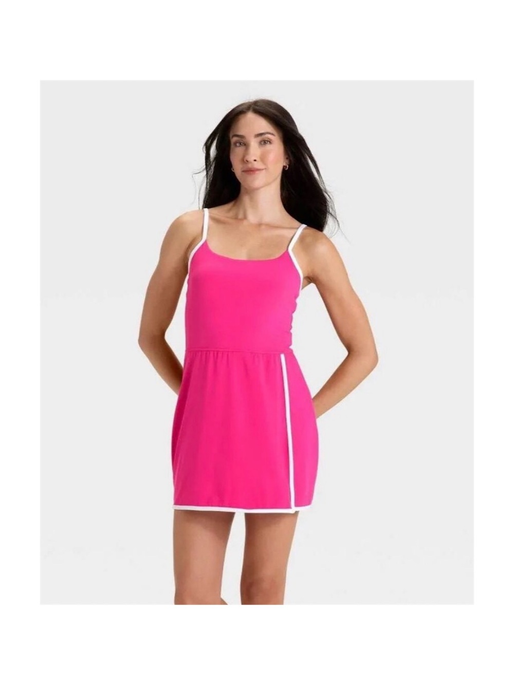 All In Motion Everyday Soft Wrap Active Dress (Berry Pink - Small)